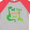 thumbnail image 4 of Inktastic My Yaya Loves Me Grandson Dinosaur Boys Toddler T-Shirt, 4 of 5