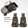 thumbnail image 4 of KUIFORTI Cute Camouflage UTV Seat Covers Seats Cover for UTV Full Protection Easy Installation Rhino Seat Cover Set(4 PCS) Compatible with Yamaha Rhino 700 660 450 2004-2021, 4 of 6
