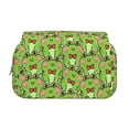 thumbnail image 2 of Kdxio Cute Green Frog for Double Compartment Pen Case Oxford Organizer with Zipper Pockets for Students Artists, 2 of 7