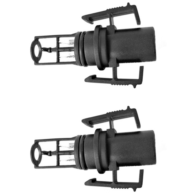 2X Car Intake Air Charge Temperature Sensor for SL55 5.5L 2007-2008 6511530028,2 * Temperature Sensor,black