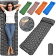 thumbnail image 2 of Lttoisl Ultralight Inflatable Camping Sleeping Pad with Built-in Pillow & Foot Pump, Extra Thick 40D Nylon TPU Sleeping Mat for Backpacking, Lightweight Portable Car Tent Bed for Outdoor Adventures, 2 of 8