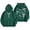 A-Dark Green139, variant on XIAOCHA Mens Bow Letter Print Hoodie Oversized Long Sleeve Hooded Pullover Hoodie Soft Feminine Casual Hoodies