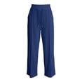 thumbnail image 7 of JCCXIN Teen Girls Active Sweatpants Joggers Athletic Pants Baggy Straight Leg Drawstring Trousers With Pockets Casual Daily Wear Lovely Street Bottoms,Navy,13-14 Years, 7 of 7