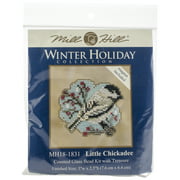 Mill Hill Counted Cross Stitch Ornament Kit 3"X2.5"-Little Chickadee-Perforated Paper