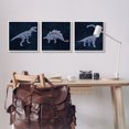 thumbnail image 3 of Stupell Industries Various Dinosaur Skeletons Animals & Insects Painting White Framed Art Print Wall Art, 17 x 17, 3 of 10