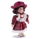 thumbnail image 1 of Figuras de Muñeca de Muchacha de de con Ropa Rojo de Tela Escocesa Sunnimix Muñecas en miniatura de casa de muñecas, 1 of 8