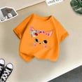 thumbnail image 5 of WEAIXIMIUNG Vêtements pour Filles 7-8 Ans, T-Shirt Mignon à Manches Courtes et Col Rond Imprimé, Mode Décontractée d'Été, 5 of 5