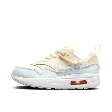 

Little Kid s Nike Air Max 1 EasyOn Pale Ivory/Football Grey (DZ3308 102) - 10.5