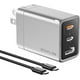 thumbnail image 1 of EF ECOFLOW Cargador USB C, Bloque de Carga GAN Rapid de 65 W Tipo C con Enchufe Plegable, Cargador R, 1 of 7