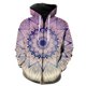 thumbnail image 1 of Sudadera con capucha y cremallera de mandala para hombre, moda de primavera, estampado 3D, manga larga, estilo Harajuku, ropa de calle, divertida, unisex, informal, genial, para adolescentes, 1 of 6