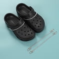 thumbnail image 1 of 2022 DIY Croc Charms Zapatos de diseñador para mujer Charms Diamond Cadenas de metal Decoración de zapatos Desmontable para reutilizar Zapatillas AccesoriosEstados Unidos Gao Jinjia LED, 1 of 2