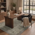 thumbnail image 3 of KUETH Modern 3x5 Area Rugs for Living Room, Non Slip Machine Washable Retro Rugs, Low Pile Chenille Print Rug for Bedroom, Dining Room, Home Office, 3 of 10