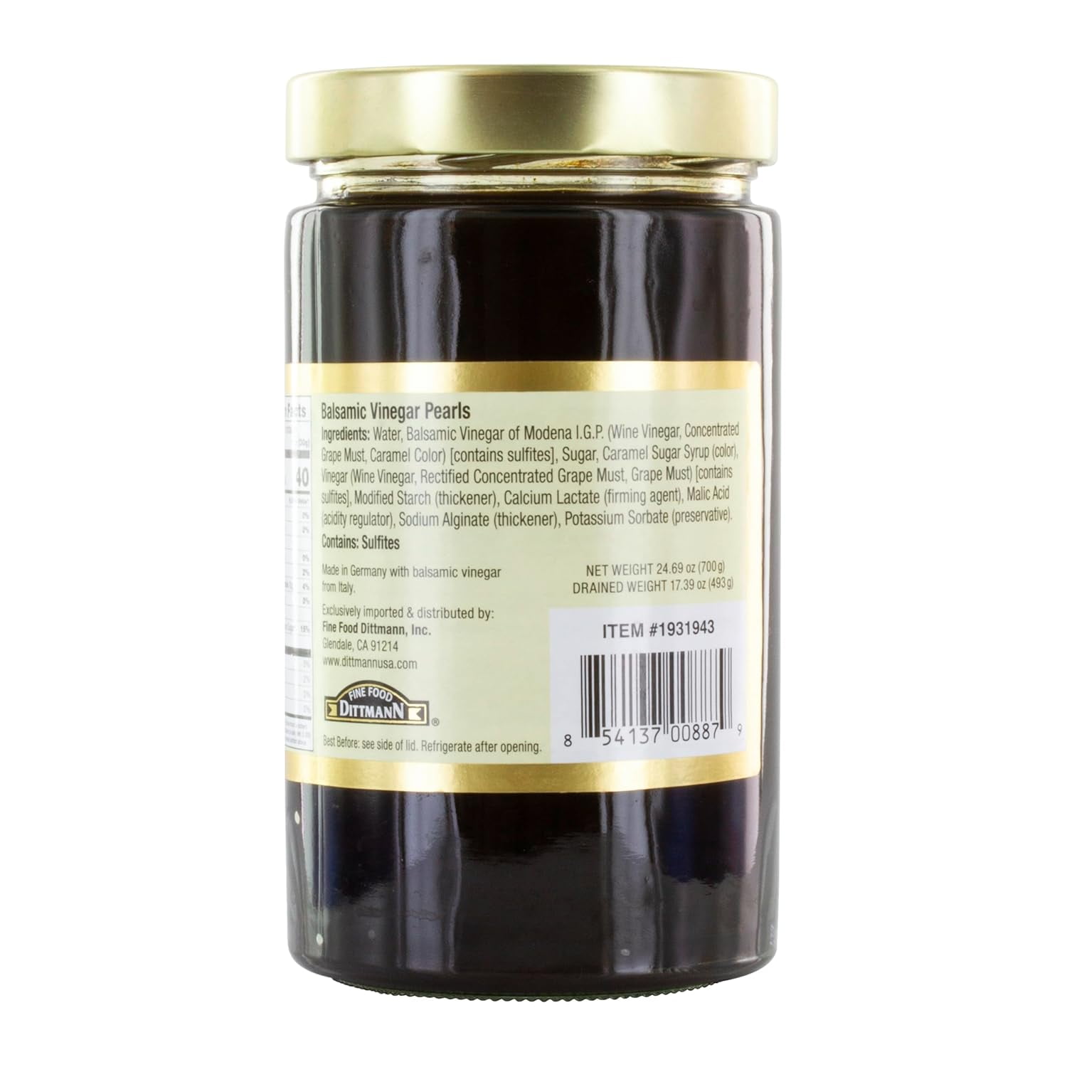 Dittmann Balsamic Vinegar Pearls, 24.69 Ounce