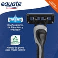 thumbnail image 4 of Rastrillos desechables Equate antidesliz con 3 hojas 2 piezas, 4 of 4
