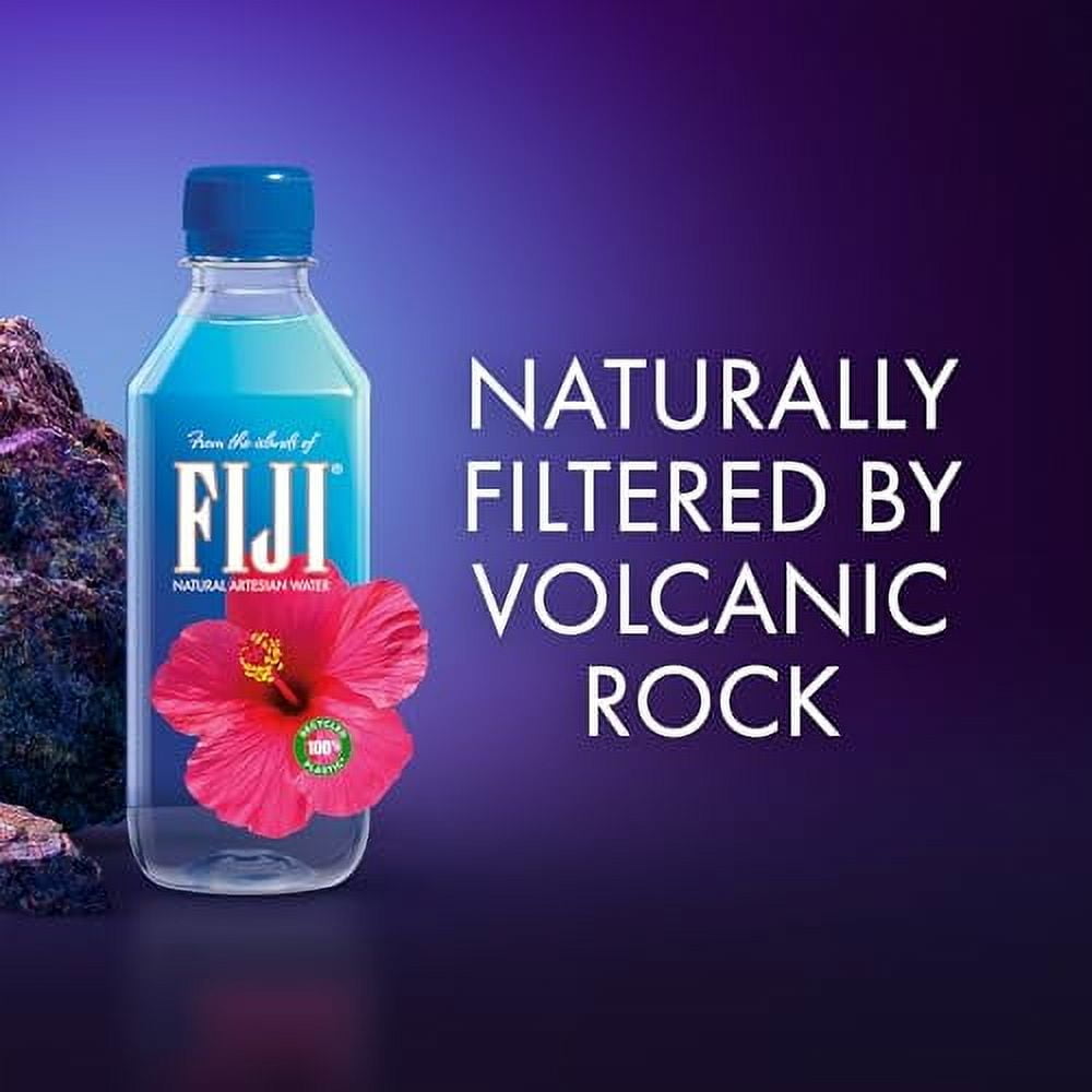 FIJI Natural Artesian Bottled Water 330 mL / 11.15 fl oz (Pack of 24)