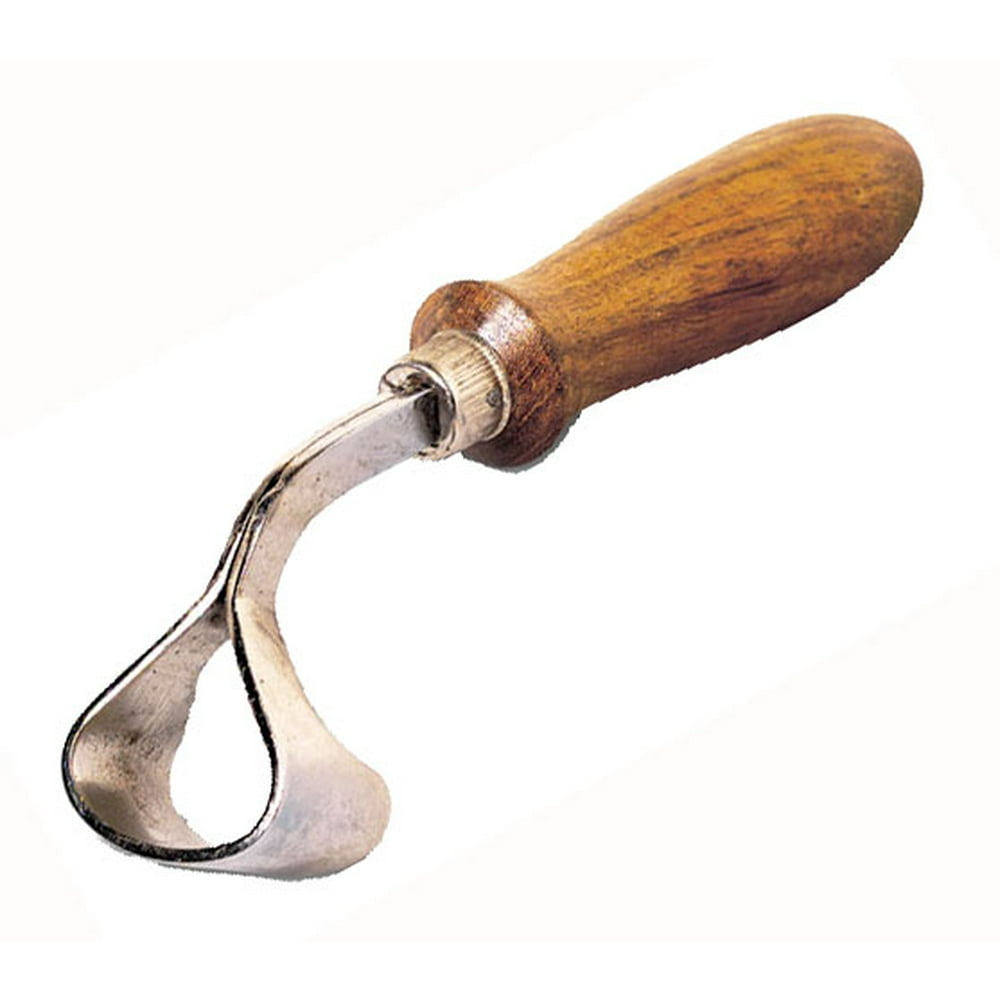 Horse Farrier Tool Swiss Hoof Oval Loop Knife Sharp Edge Steel Blade