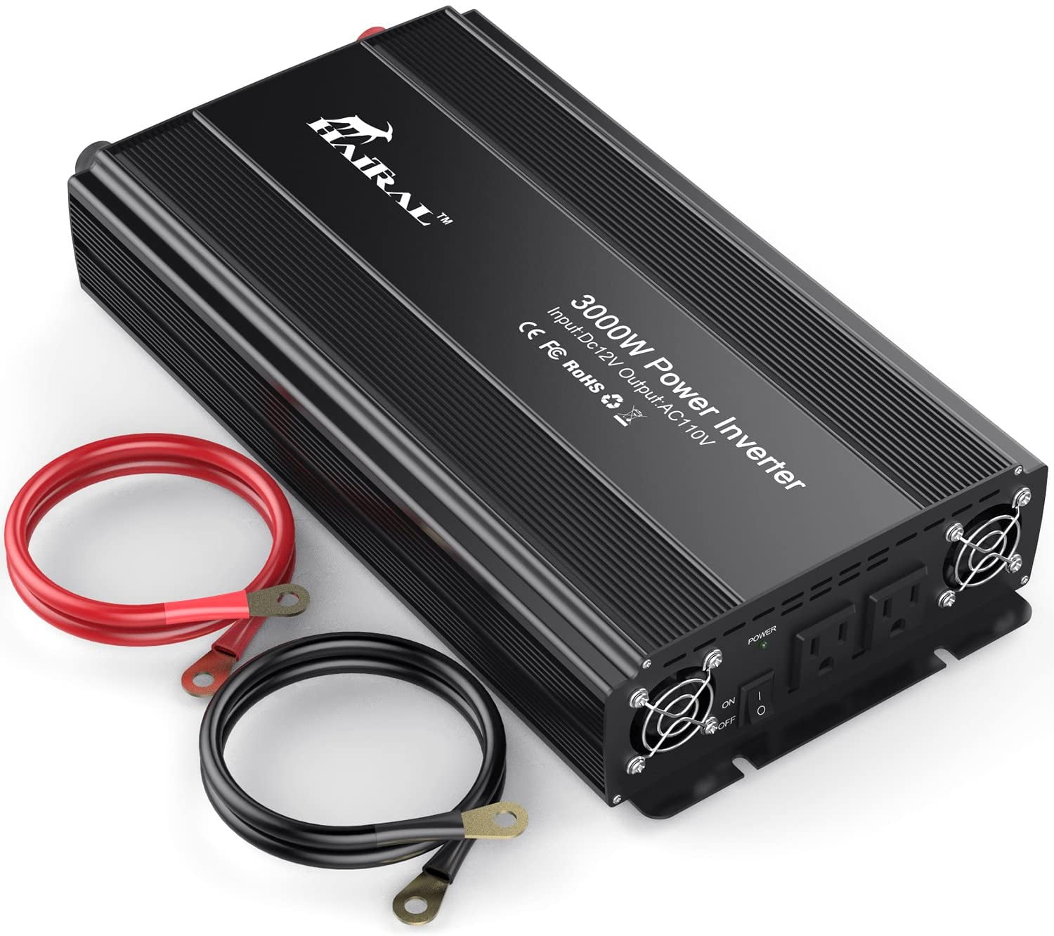 Power Inverter 3000W Modified Sine Wave Inverter 3000 Watt 12 Volt DC