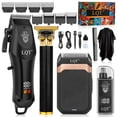 thumbnail image 1 of Kit de aseo inalámbrico con pantalla LED para hombre, cortapelos LQT, 1 of 7