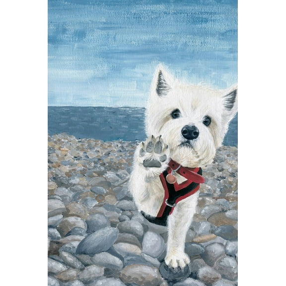 Parvez Taj Doggie High-5 Canvas Wall Art