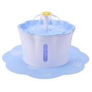 2.6L Pet Water Fountain Dog Drinking Fountain Pet Water Dispenser Cat Water Fountain, Blue