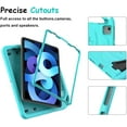 thumbnail image 5 of SUPNICE Kids Case for iPad Air 11-inch M4 2026/ M3 2025/ M2 2024，Built-in Screen Protector case For iPad Air 5th/4th Gen 10.9‘’, iPad Pro 11 inch 4th /3rd /2nd /1st(2018-2022), Turquoise, 5 of 9