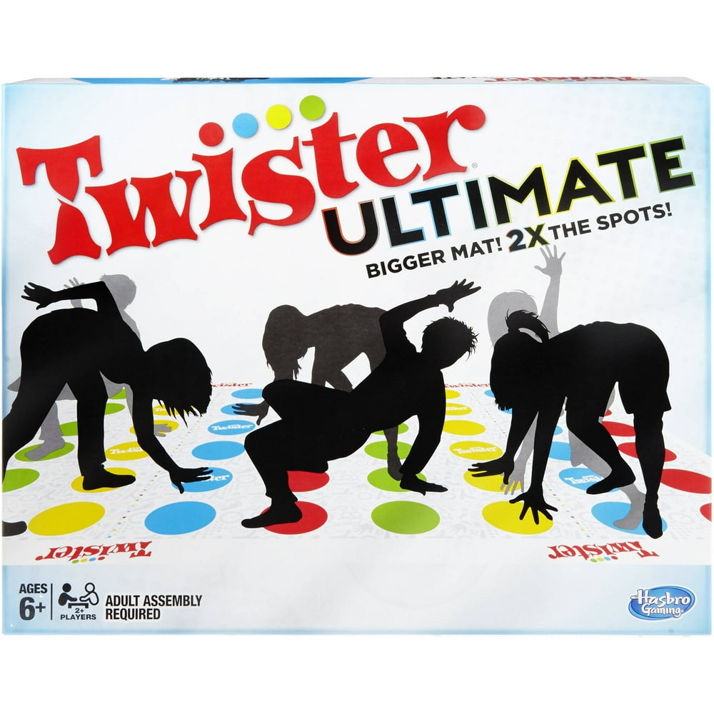 Twister Ultimate Bigger Mat, More Colored Spots, Family Party Game Age