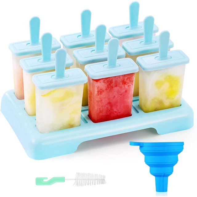 Moldes para paletas de hielo 9 moldes para paletas Moldes para helados reutilizables