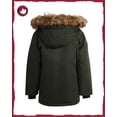 thumbnail image 6 of CANADA WEATHER GEAR Boys' Winter Jacket - Heavyweight Teflon Canvas Parka Coat (Size: 8-20), 6 of 7