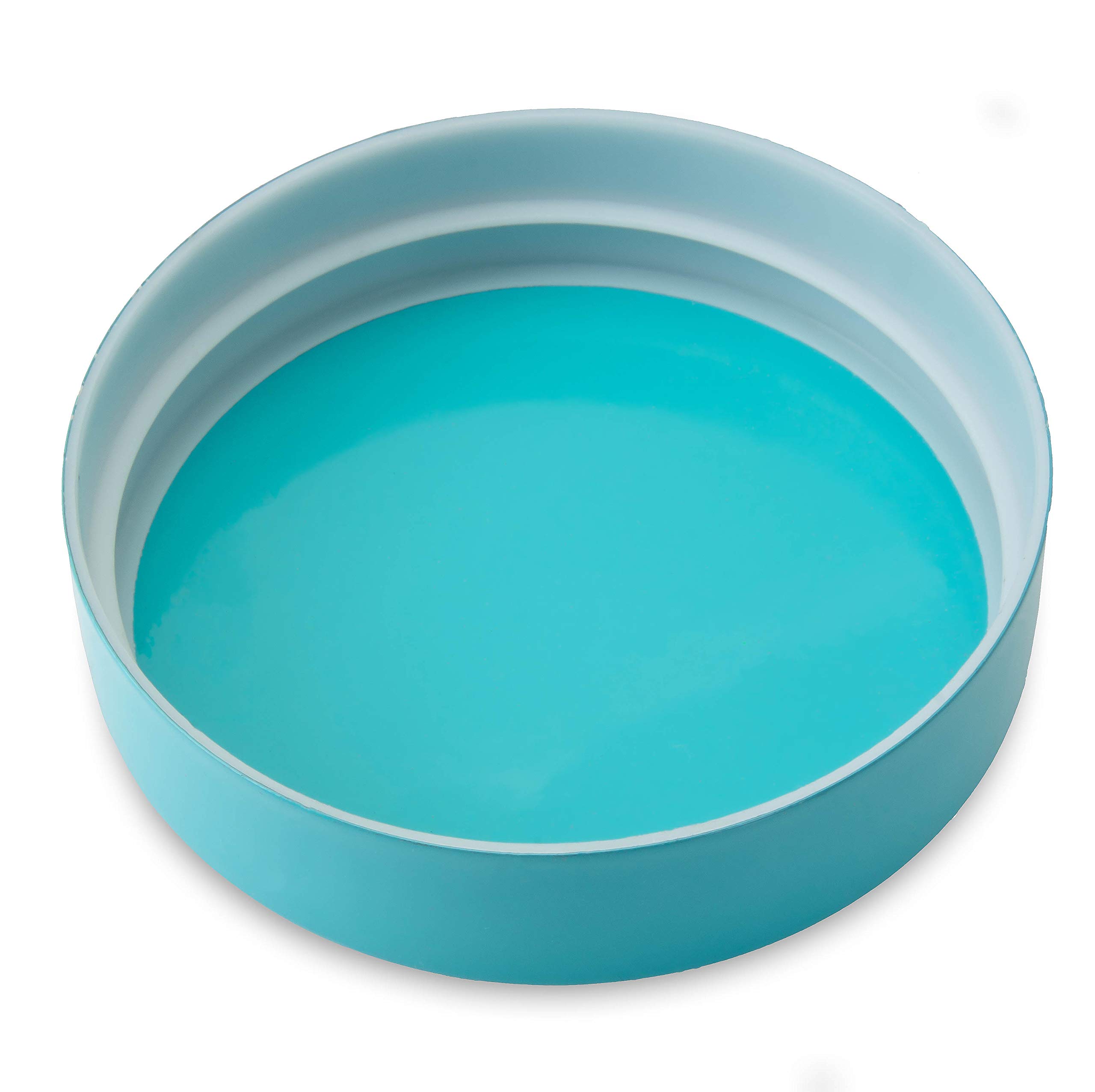 Venoly Dry Food Storage Containers with Lids (4 Piece Set) Airtight Freshness Seal, See-Through Glass Canister | BPA-Free, Food-Grade Safe | Kitchen Pantry & Countertop Storage (Turquoise)