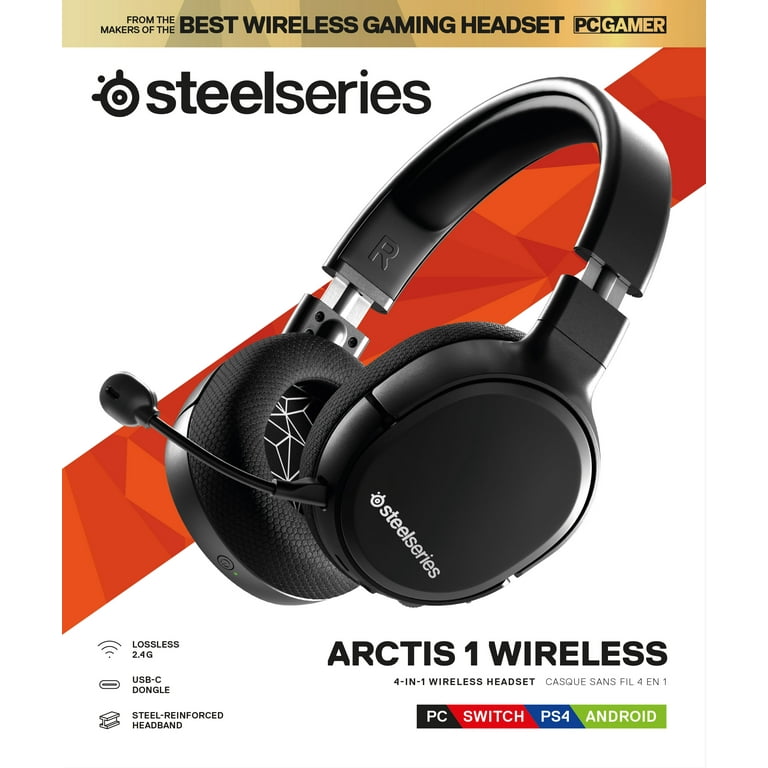 SteelSeries Arctis 1 Wireless Gaming Headset - Black