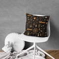 thumbnail image 4 of Happy Halloween Pumpkin Throw Pillow Covers Spider Bat Pillow Cases Throw Cushion Cover Cushion Cases for Home Office Halloween Decoration,20x20 Inch (2Pcs), 4 of 6