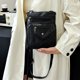 thumbnail image 4 of Bolso bandolera para teléfono celular | Bolso vertical de cuero PU suave para mujer | Bolso de mano pequeño | Cartera ligera para mujer | Marrón | 24,5x9,7x9,3cm | 1 Paquete, 4 of 7
