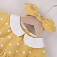 thumbnail image 5 of Baby Girls Sets Short Sleeve Polka Dot Romper With Headbands Outfit Set Clothes 2Pcs Baby Girls Clothing For 0-3 Months, 5 of 8