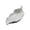 White, variant on Fareti Ceramic Soap Dish 5.71x2.95 Inch, Non Perforated Bathroom Soap Holder with Drainage, Natural Leaf Design Soap Box for Vanity Counter