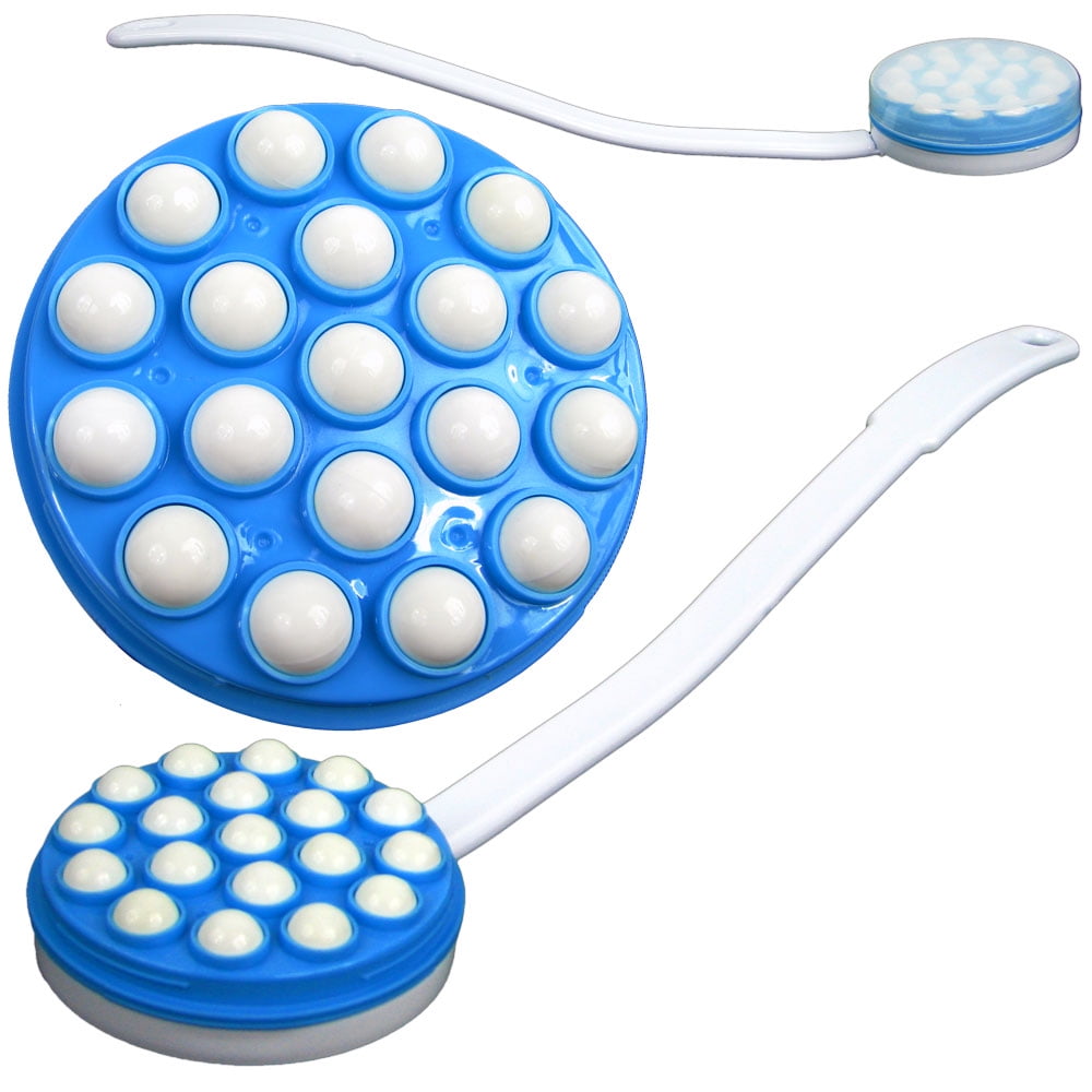 Lotion Applicator and Massager Handheld Long Handled Easy Reach Roll