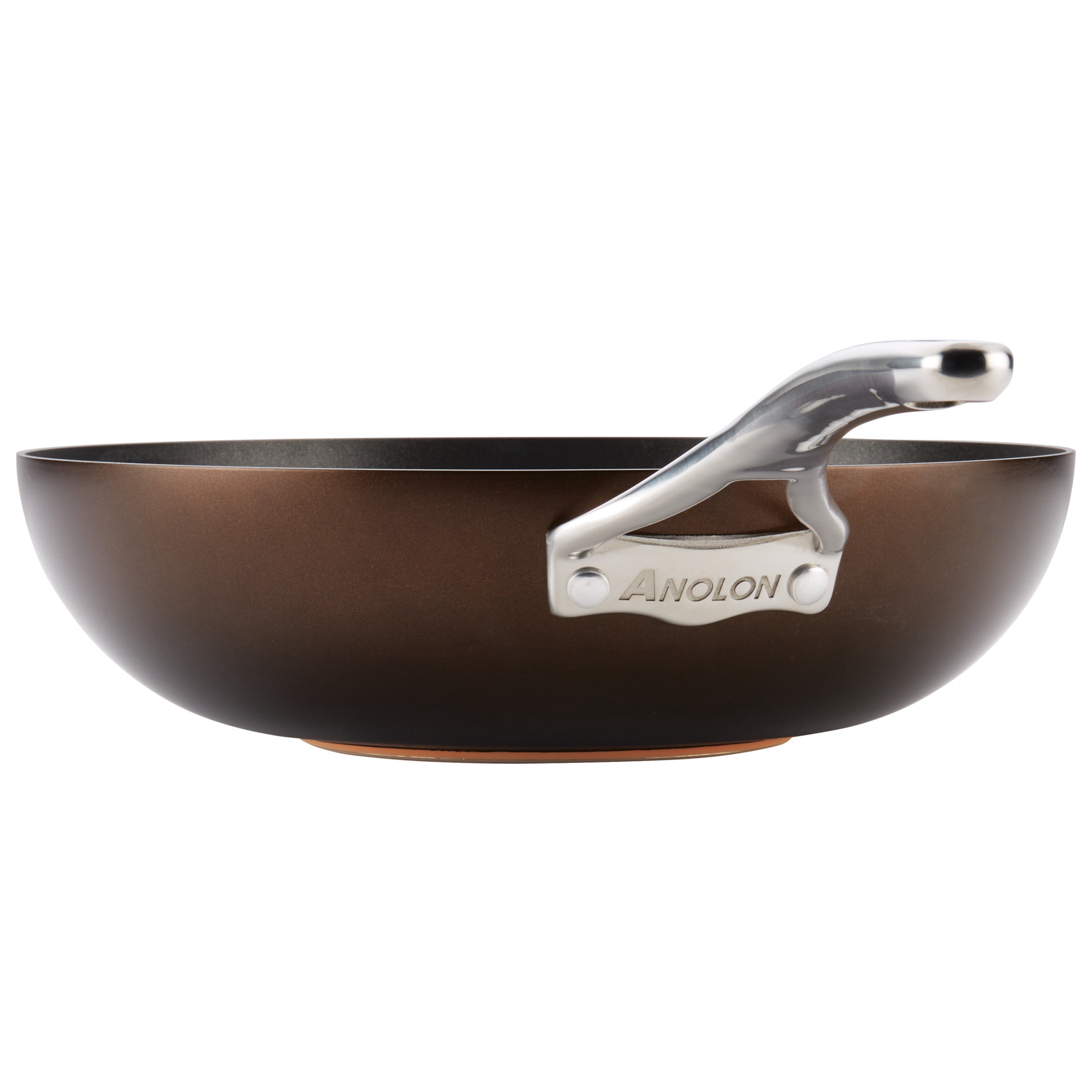 Nouvelle Copper Luxe Hard-Anodized Nonstick 12-Inch Stir Fry Pan - Thumbnail 4