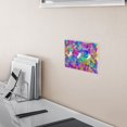 thumbnail image 5 of Yayeee Toggle Light Switch Wall Plate 3-Gang 6.37"x4.48" Decorative Outlet Cover, Vibrant Geometric Pattern, 5 of 7
