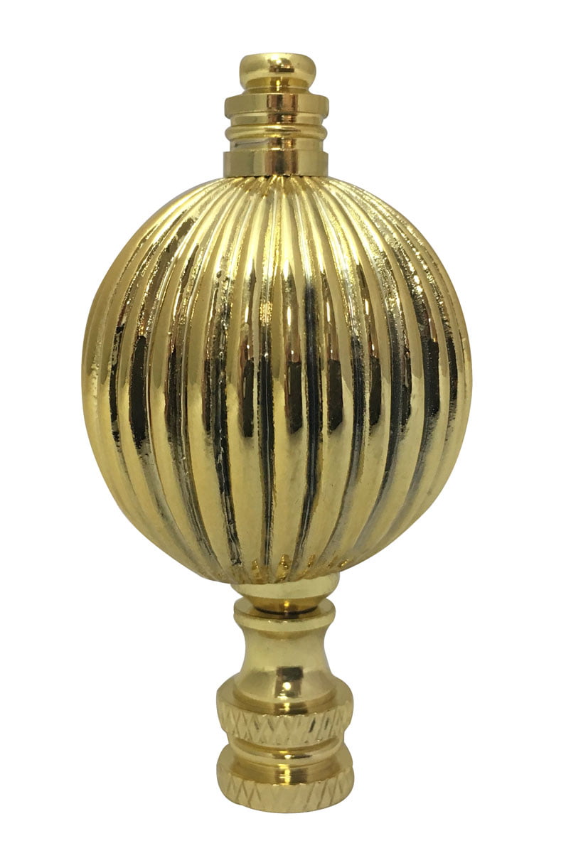 POLISHED  BRASS  MUSIC  NOTE  ELECTRIC  LIGHTING  LAMP  SHADE  FINIAL NEW 