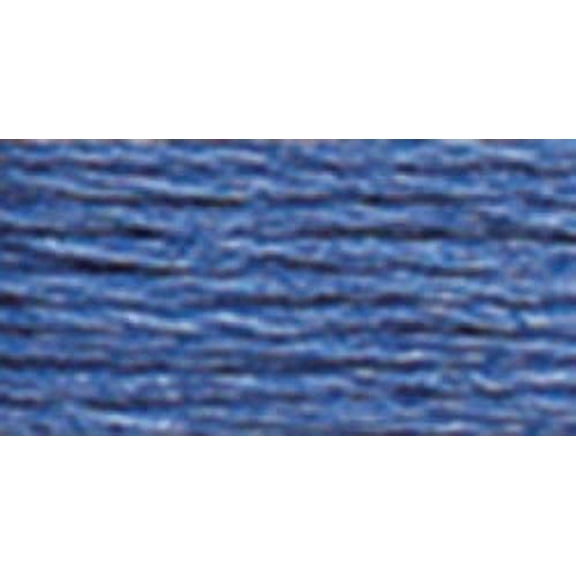 DMC Six-Strand Cornflower Blue Embroidery Cotton Yarn, 8.7 Yd., 12 Count