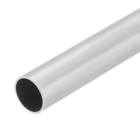 Uxcell 1 PCS 304 Stainless Steel Tubing, 16mm OD 0.5mm Wall Thickness 406.4mm Long Round Metal Pipe Steel Tube for Industrial Machinery
