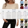 thumbnail image 2 of MaFYtyTPR Women's Long Sleeve Tops Trendy Soild Color Round Neck Lace Hem Pullover Tops With Elastic Cuff Z-Purple XXL, 2 of 4