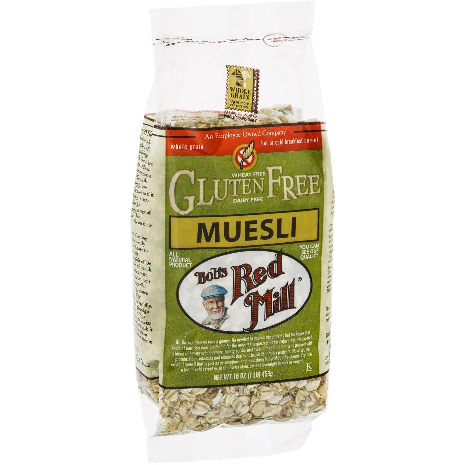 Bob's Red Mill Gluten Free Muesli, 16 oz, (Pack of 4)