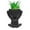 B, variant on Desktop Ornament Elegant Lazy Man's Mini Planter with Dummy Easy Care Pots for Desktop and Ideas