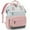 Pink-Grey, variant on Lovevook Laptop Backpack, 15.6" Women Work Backpack Purses with USB Port, Waterproof Casual Daypack Travel Backpack, Large Fashion Teacher Nurse College Bookbag