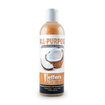 Jeffers Pet All Purpose Coconut Oil Shampoo for Dogs & Cats, 17 fl oz – Tearless, pH Balanced, Soap & Detergent Free Formula – Gentle & Nourishing for Sensitive Skin, Natural, Tearless Formula