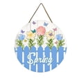 thumbnail image 1 of Spring Summer Colorful Wooden Wall Decoration Wall Hanging Spring Summer Festive Atmosphere Home Decoration Door Wooden Hanging Spring Summer Colorful Decorations Welcome Sign Indoor Window Wall, 1 of 3