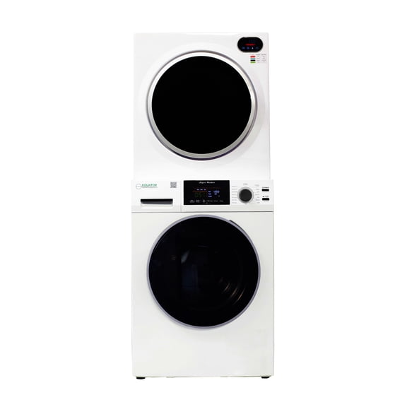 Equator ECONOMY STACKABLE 13 lbs Washer ULTRA Compact Vented Sensor Dryer 2.6 cf 110V