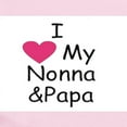 thumbnail image 2 of CafePress - I Love Nonna & Papa Pink Infant Bodysuit - Baby Light Bodysuit, Size Newborn - 24 Months, 2 of 4