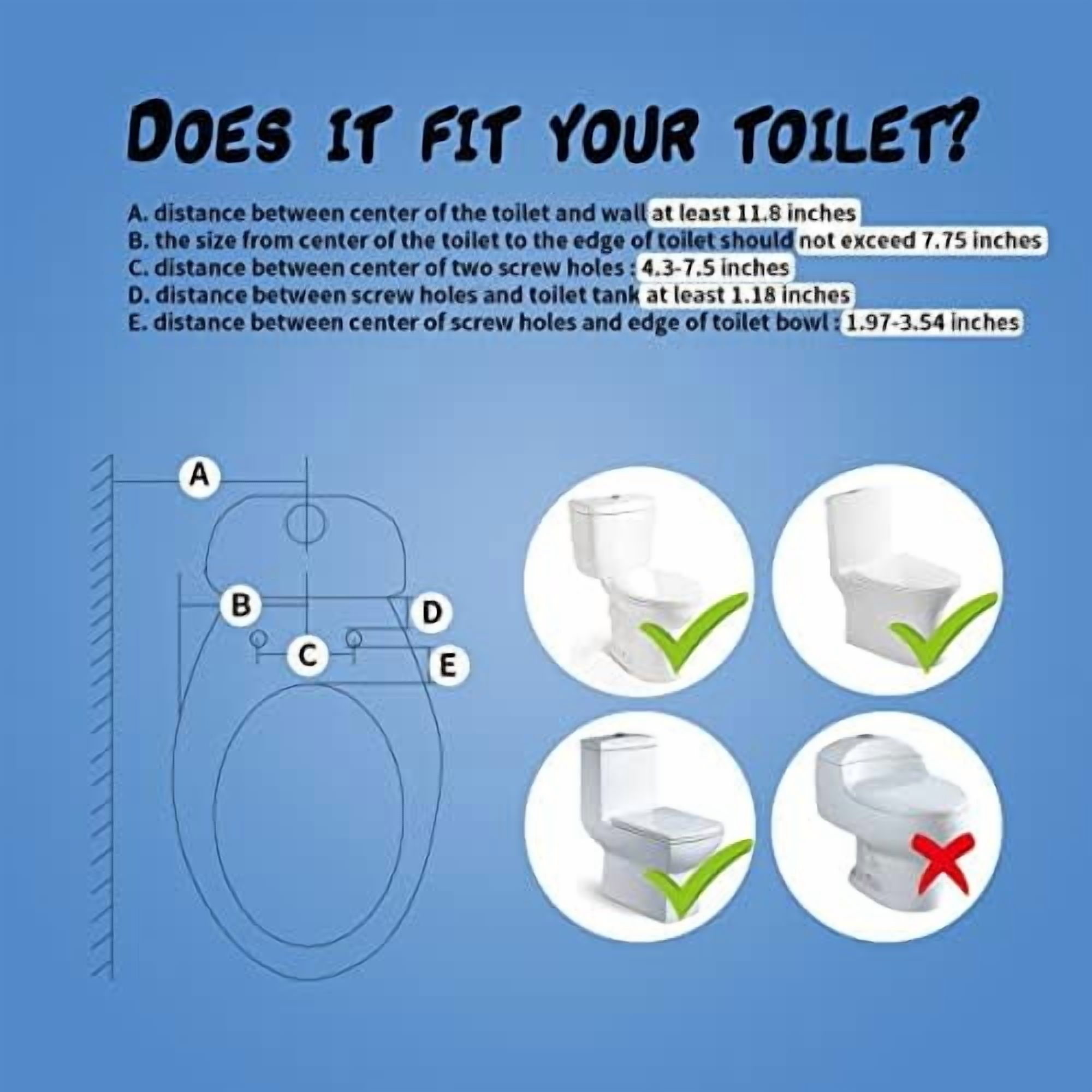 Bidet AMI910- Hot and Cold Water Bidet Attachment for Toilet - Self Cleaning Dual Nozzles(Frontal & Rear Wash) - Non-Electric Mechanical Bidet Toilet Attachment