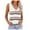 White, variant on BYHONG Women's Printed Sleeveless Tank Top - Loose Fit Summer Blouse, Casual V-Neck Vest Shirt, Breathable Comfortable Tops for Women White M